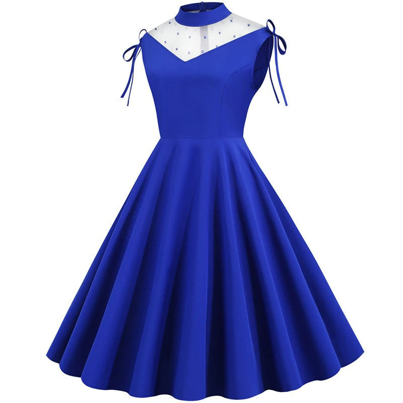 Valenzora | Vintage-Kleid Blaue Zeremonie