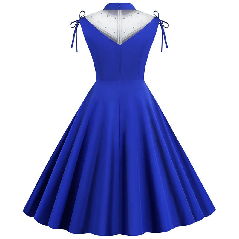 Valenzora | Vintage-Kleid Blaue Zeremonie