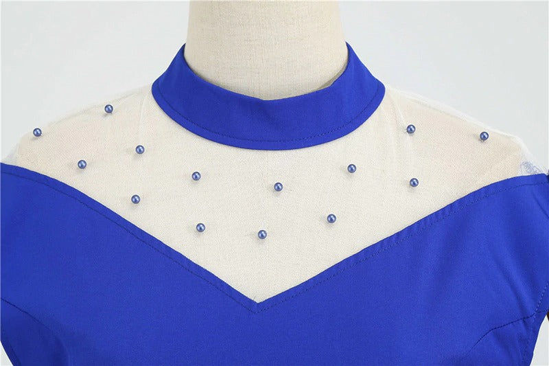 Valenzora | Vintage-Kleid Blaue Zeremonie