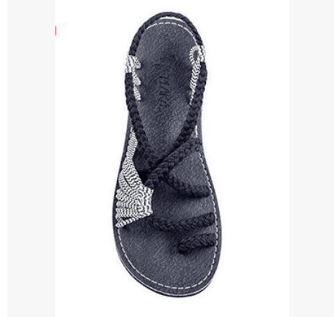 Valenzora | Flache Seilknotensandalen