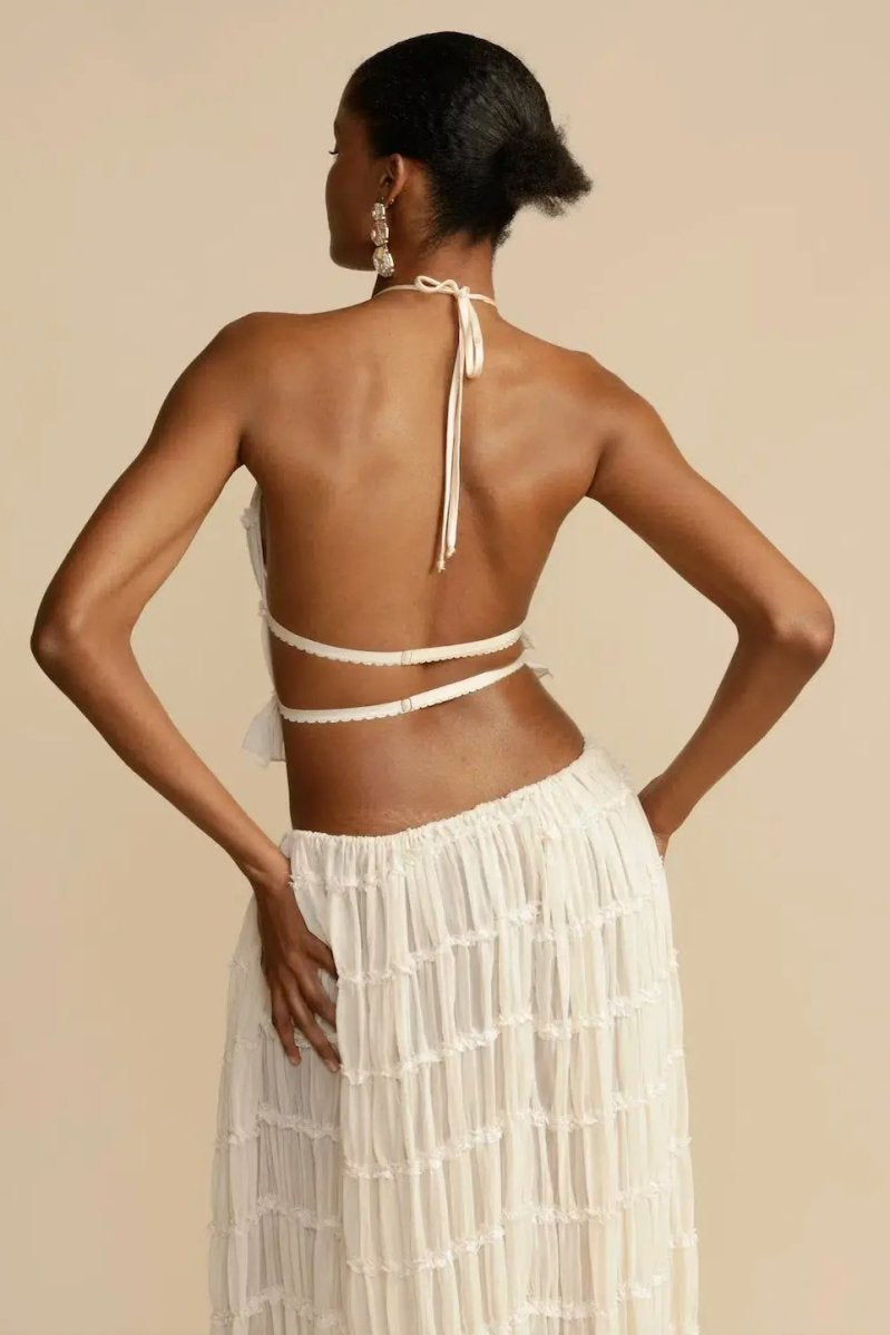 Backless pleated blind set