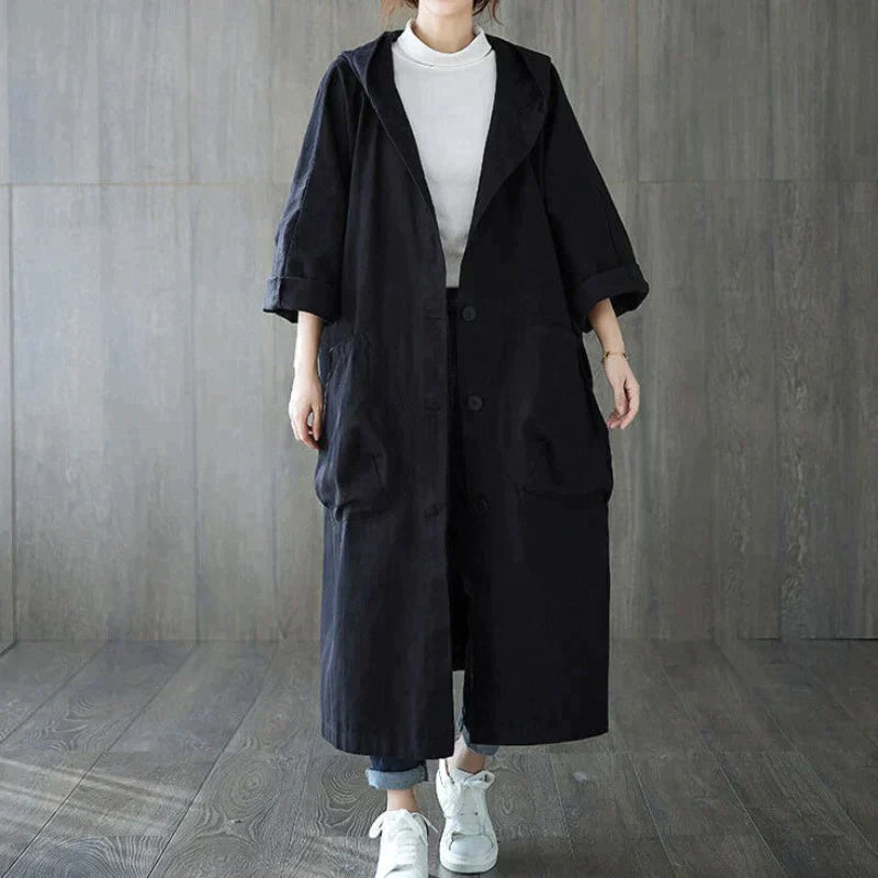 Valenzora | Trench coat with large pockets