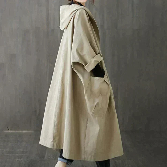 Valenzora | Oversized trench coat for autumn