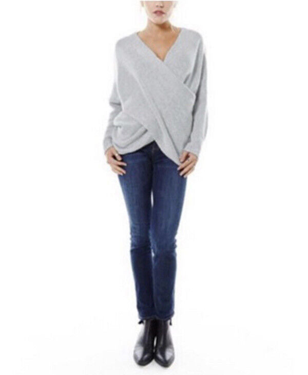 Valenzora | Cross Sweatshirt with V-neck