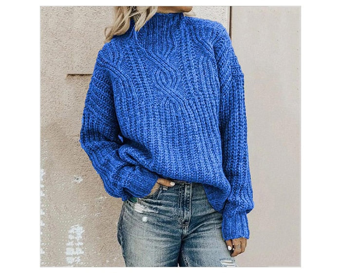 Großer Rollkragenpullover