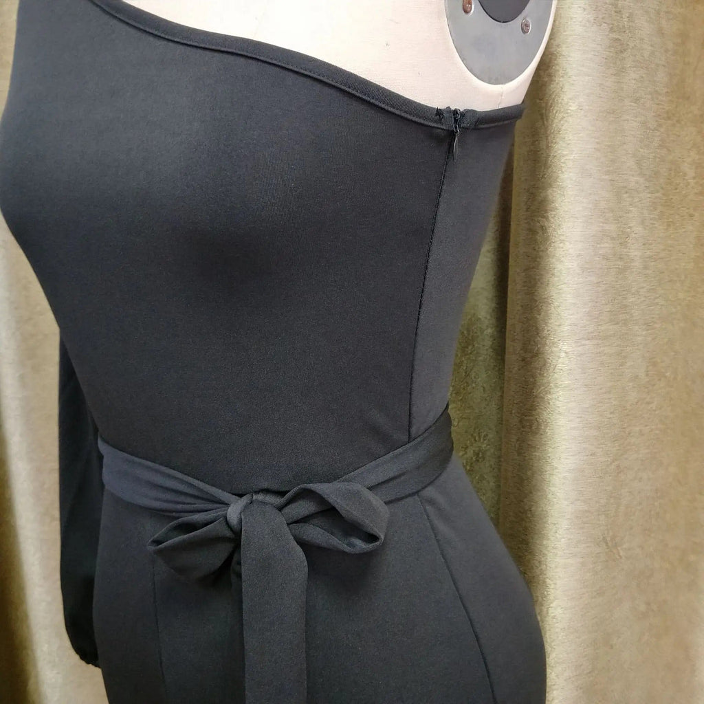 Asymmetrical one-shoulder jumpsuit