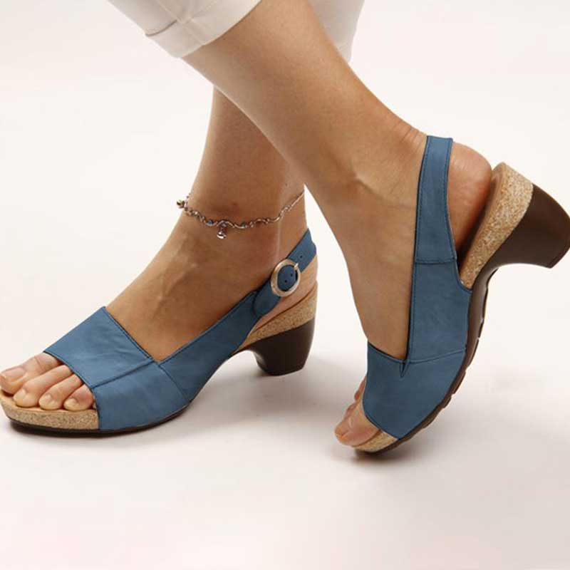 Valenzora | Orthopedic sandals with heels - Comfortable women's sandals for optimal support