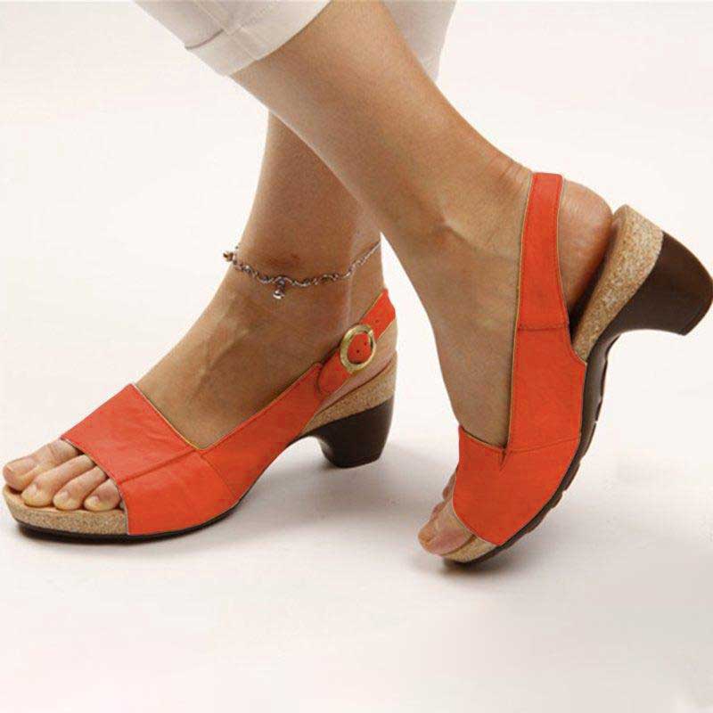 Valenzora | Orthopädische Sandalen mit Absatz - Komfortabler Stil