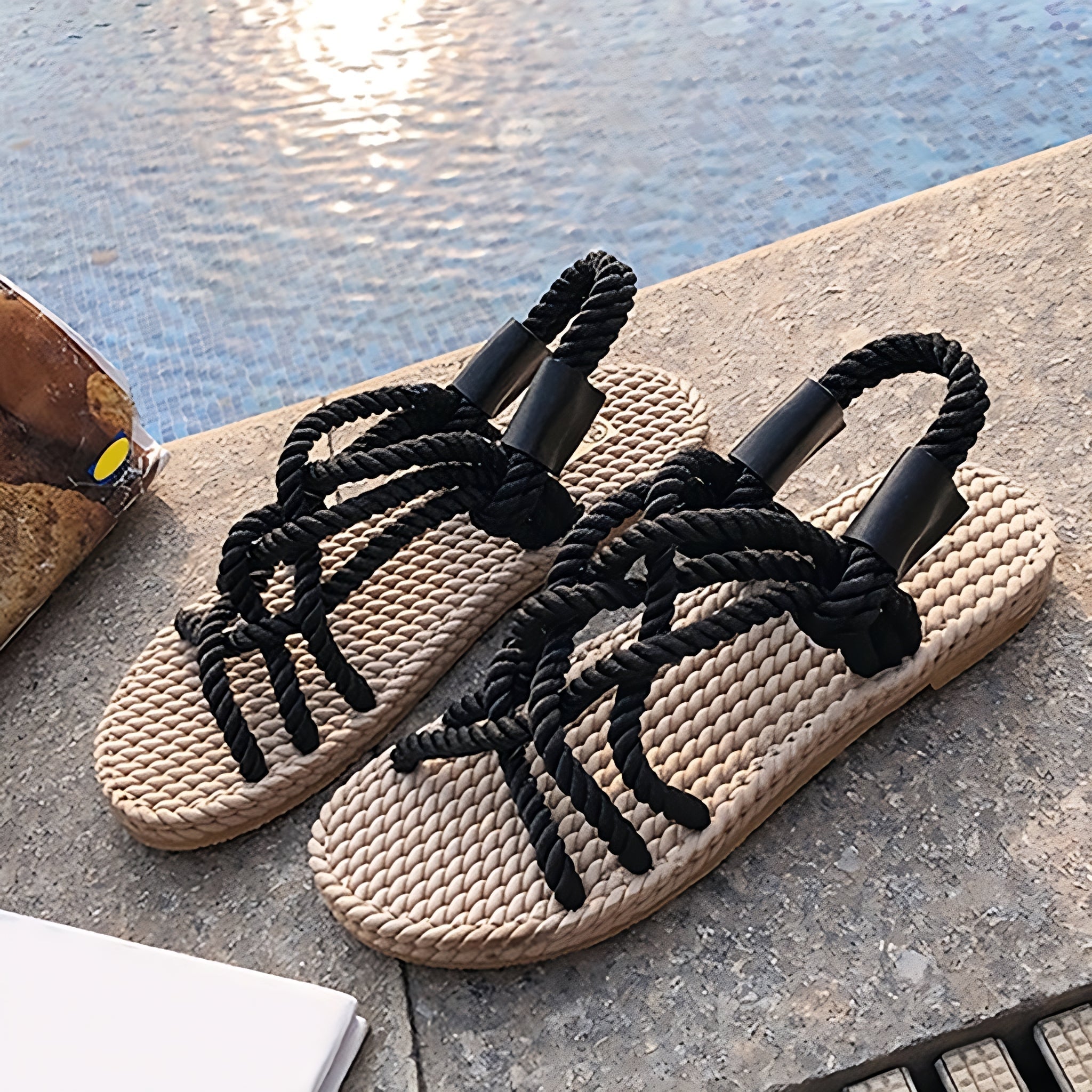 Valenzora | Bohemian Braided Rope Sandals