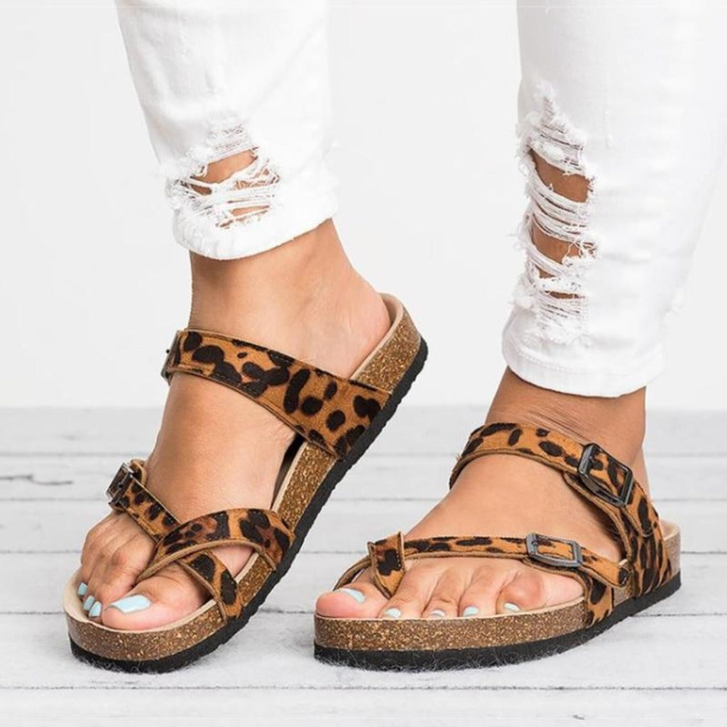 Valenzora | Sandals Rome Style Flip Flops Oversized Flat Heel Low Heels