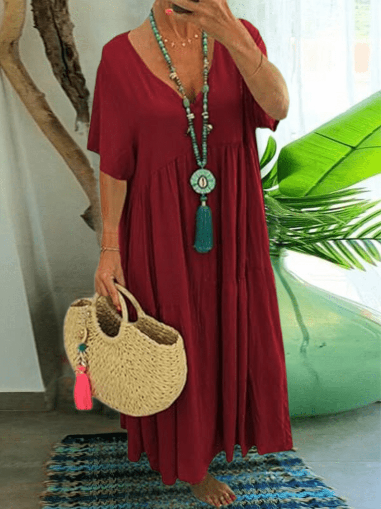 Valenzora | Pretty short-sleeved dress