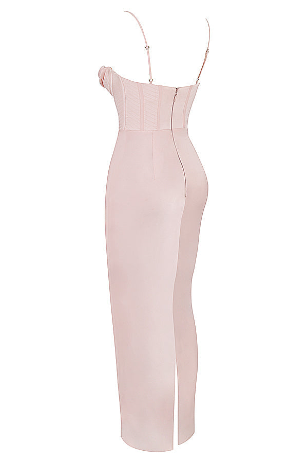 Valenzora | Maxi dress with off-the-shoulder design