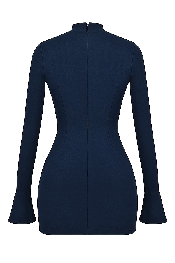 Valenzora | Enganliegendes Minikleid mit Taschen aus Strick