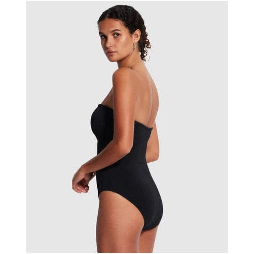Valenzora | Sea Dive Bandeau-Badeanzug Schwarz