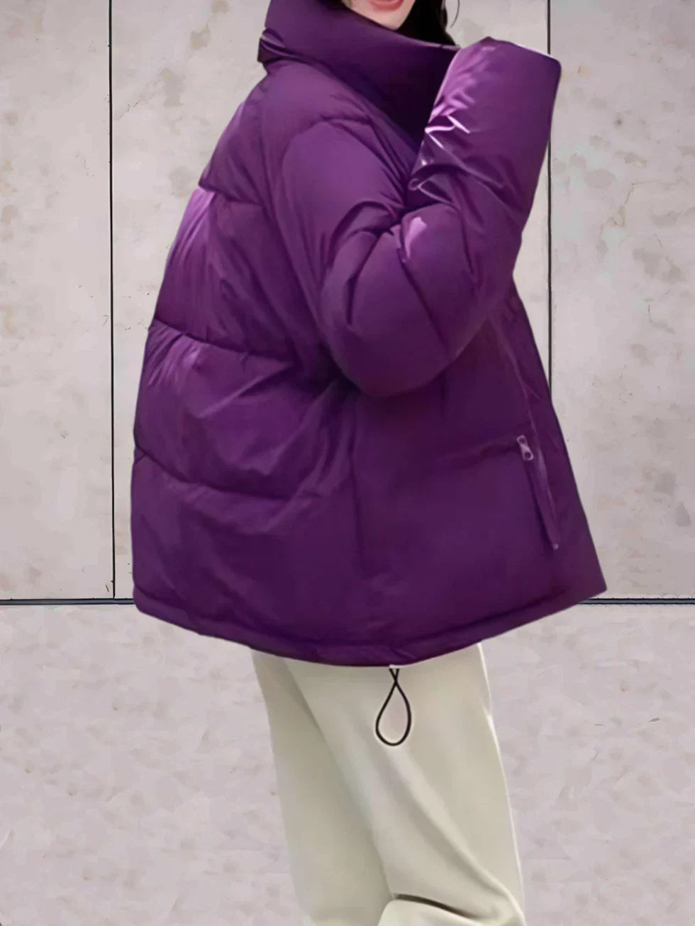 Valenzora | Parka jacket with stand-up collar and double closure