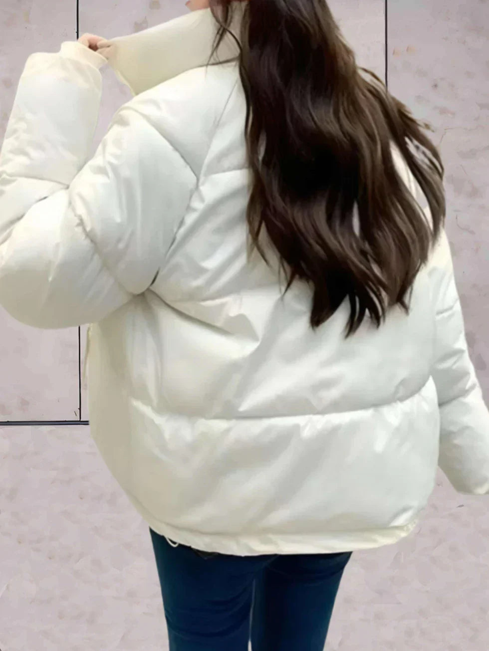 Valenzora | Parka jacket with stand-up collar and double closure