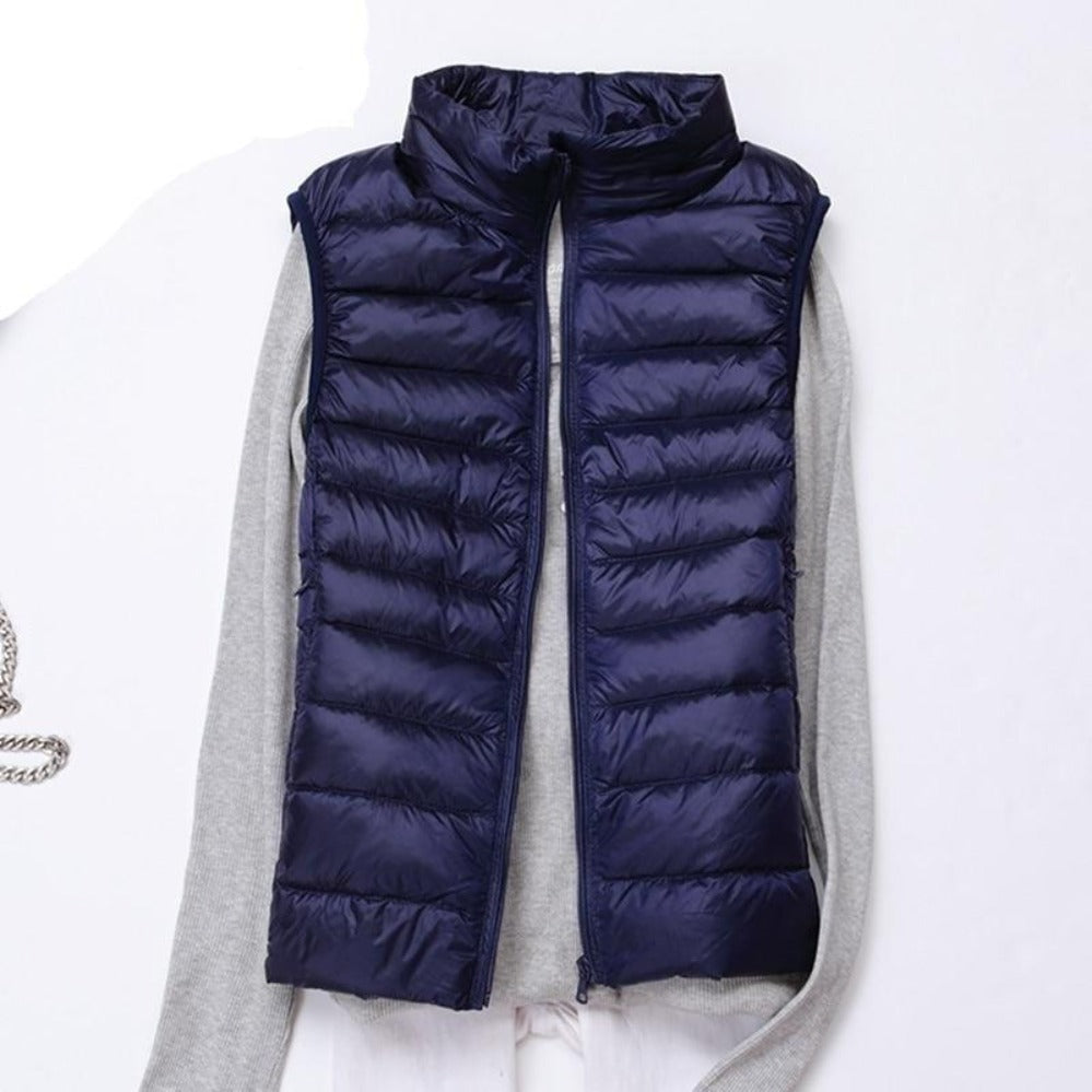 Valenzora | Sleeveless Ultralight Down Warm Coat