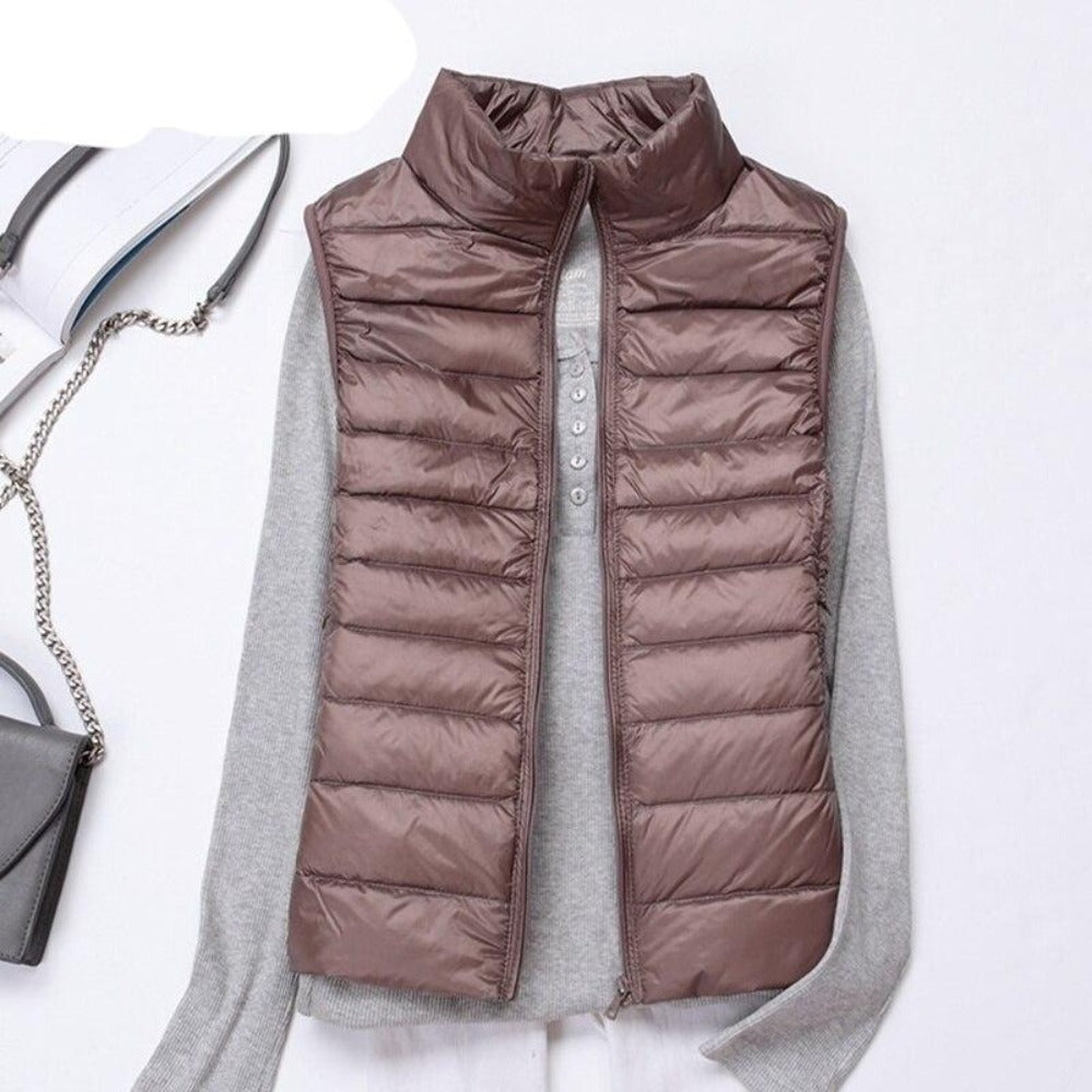 Valenzora | Sleeveless Ultralight Down Warm Coat