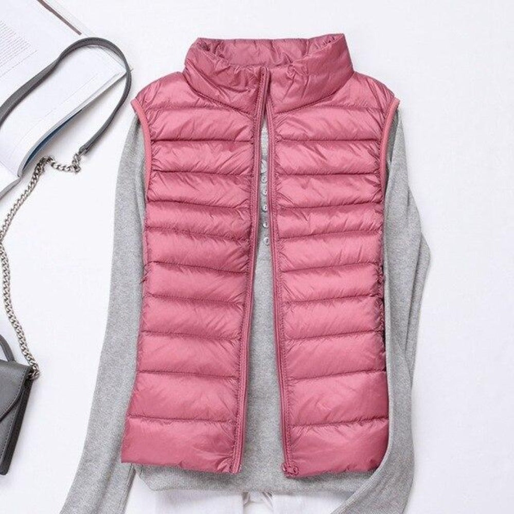 Valenzora | Sleeveless Ultralight Down Warm Coat