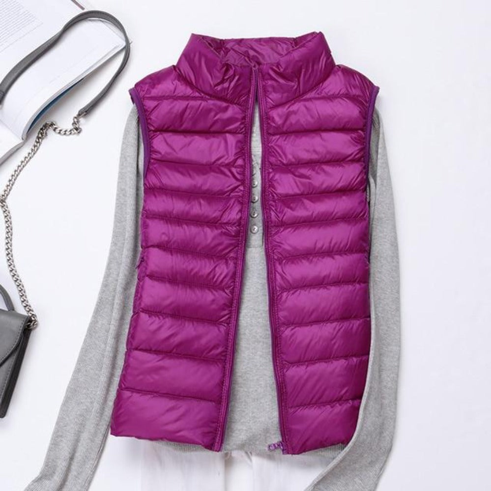 Valenzora | Sleeveless Ultralight Down Warm Coat