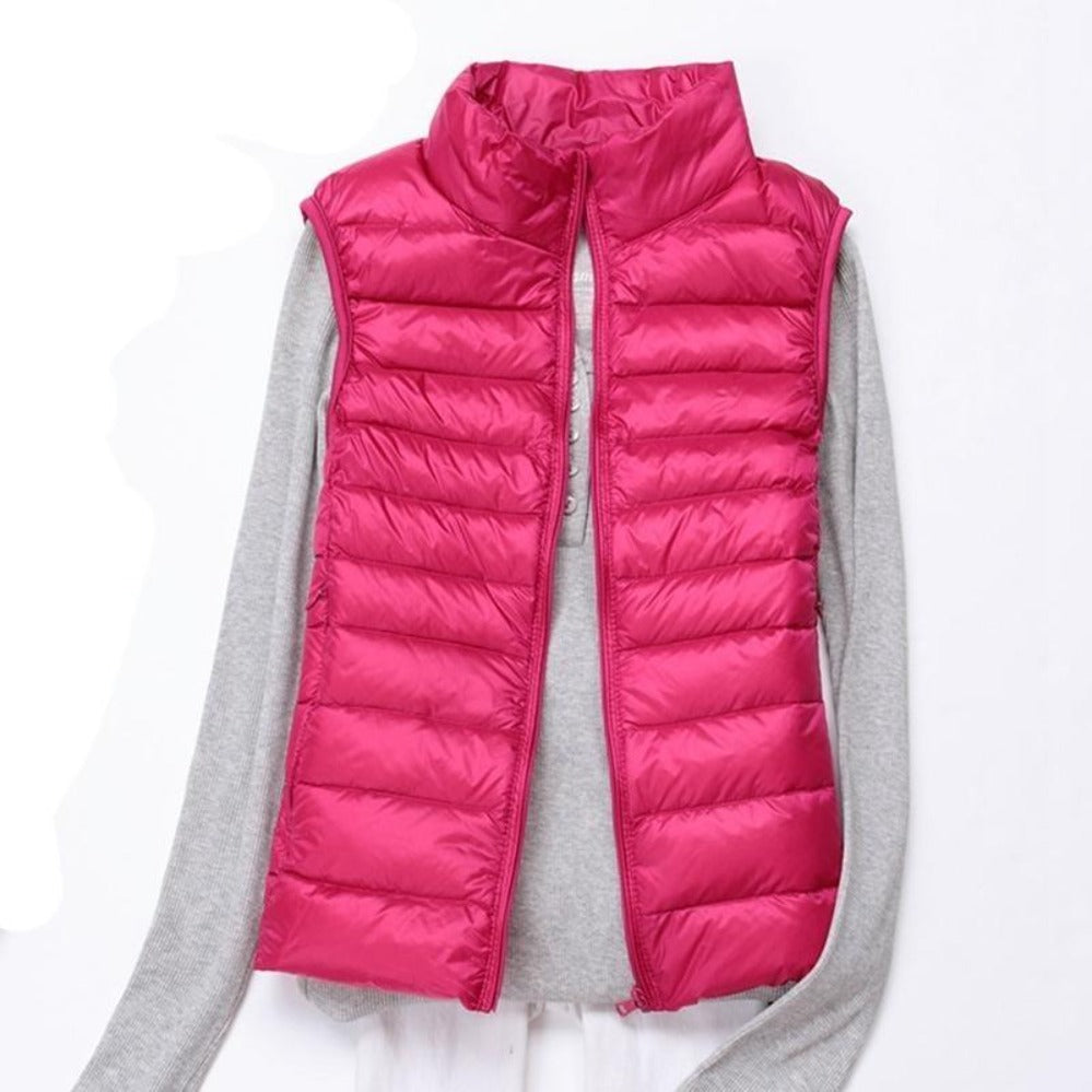 Valenzora | Sleeveless Ultralight Down Warm Coat