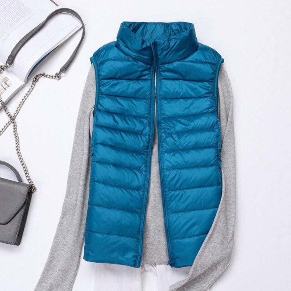 Valenzora | Sleeveless Ultralight Down Warm Coat
