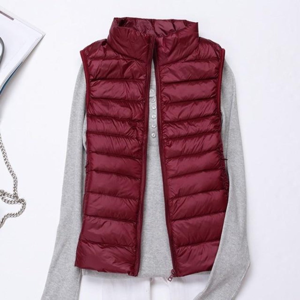 Valenzora | Sleeveless Ultralight Down Warm Coat