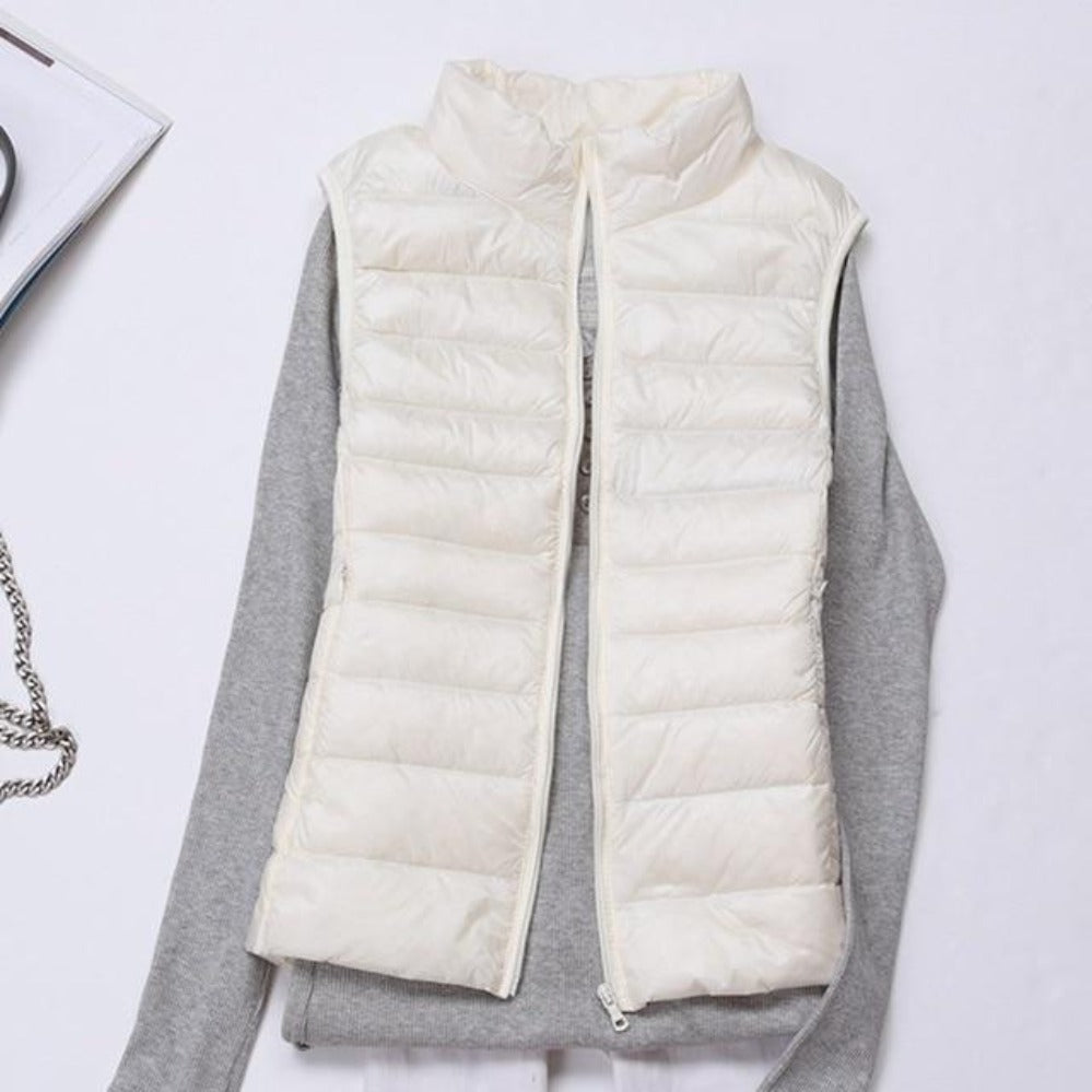 Valenzora | Sleeveless Ultralight Down Warm Coat