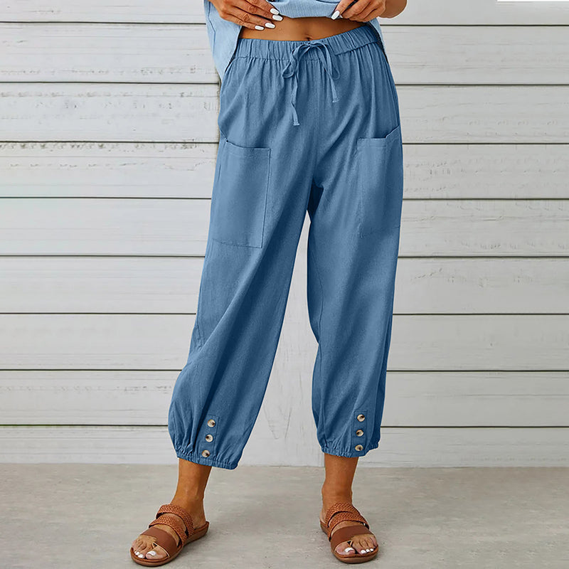 Valenzora | Women's Elegant Summer Trousers