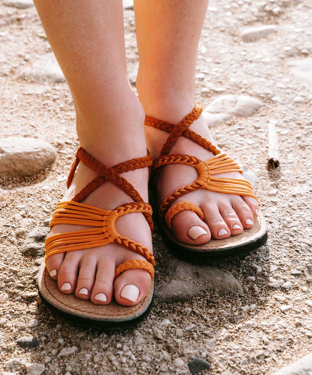 Valenzora | Bunte Strandsandalen für Damen