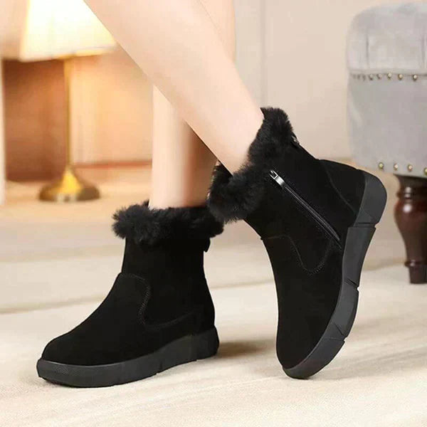 Winter warm fur boots for women