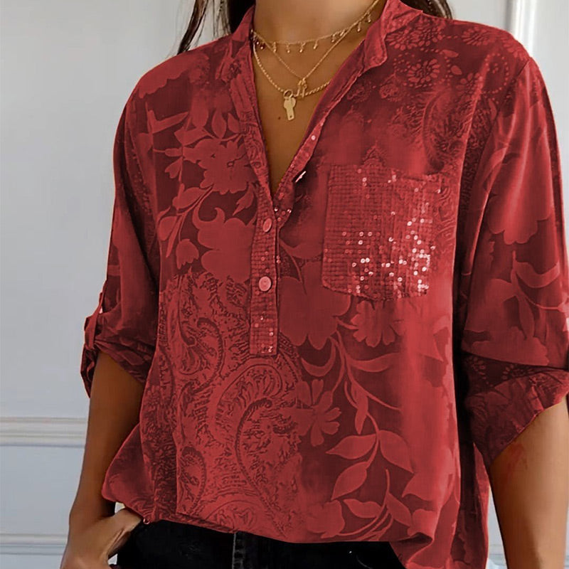 Valenzora | Elegant V-neck – Feminine and stylish