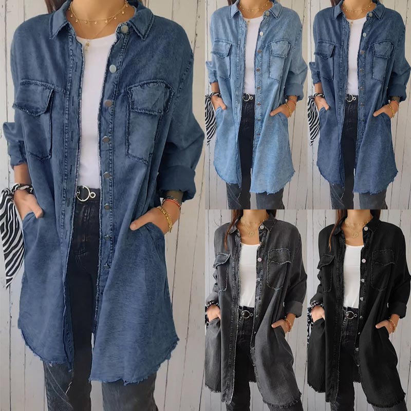 Valenzora | Oversized Jeanshemd