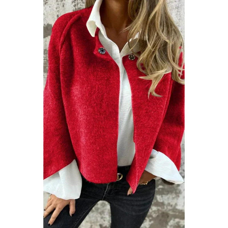 Valenzora | Kuschelige kurze Jacke für Damen