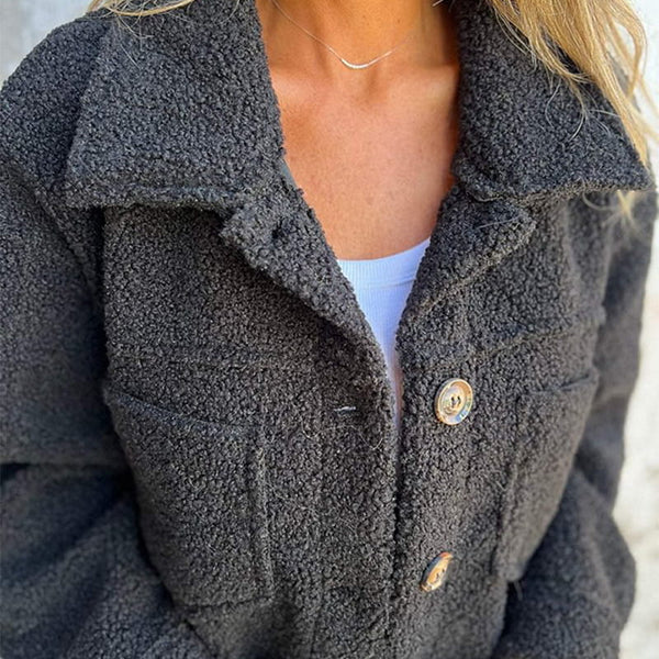 Valenzora | Elegante Kurzjacke aus Wolle mit Revers