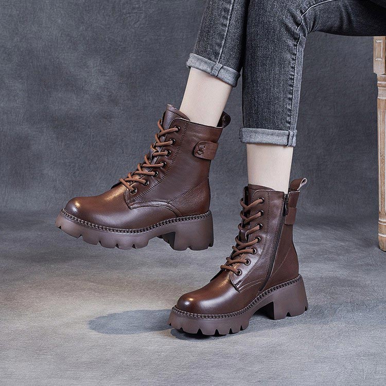 Valenzora | Stylish orthopedic leather boots