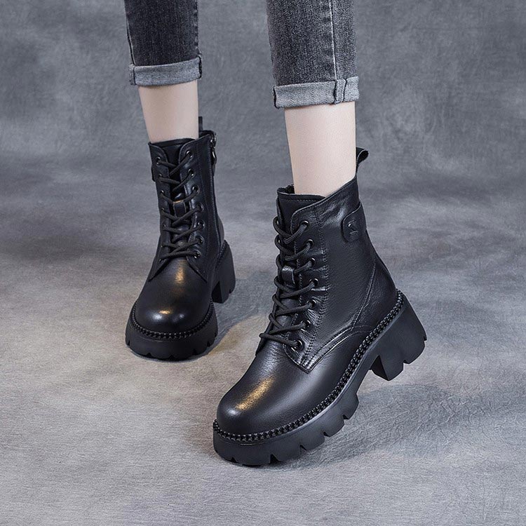 Valenzora | Stylish orthopedic leather boots