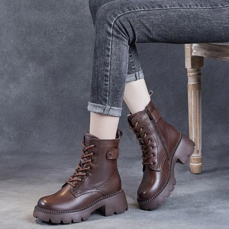 Valenzora | Stylish orthopedic leather boots