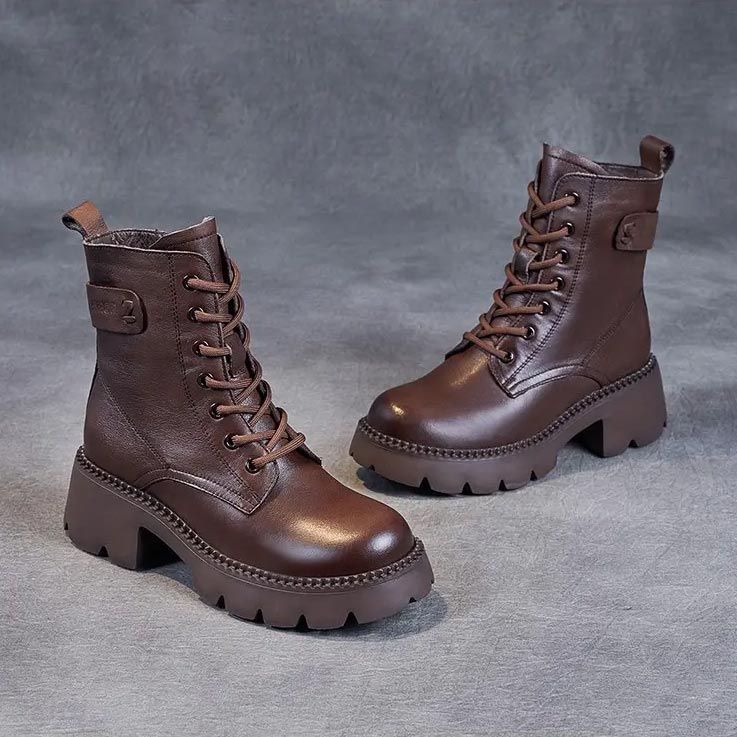 Valenzora | Stylish orthopedic leather boots