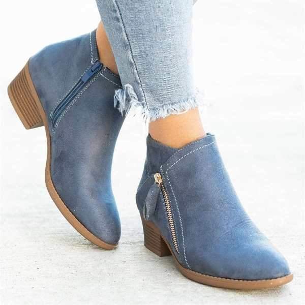 Valenzora | Women's ankle boots – lightweight, comfortable block heel