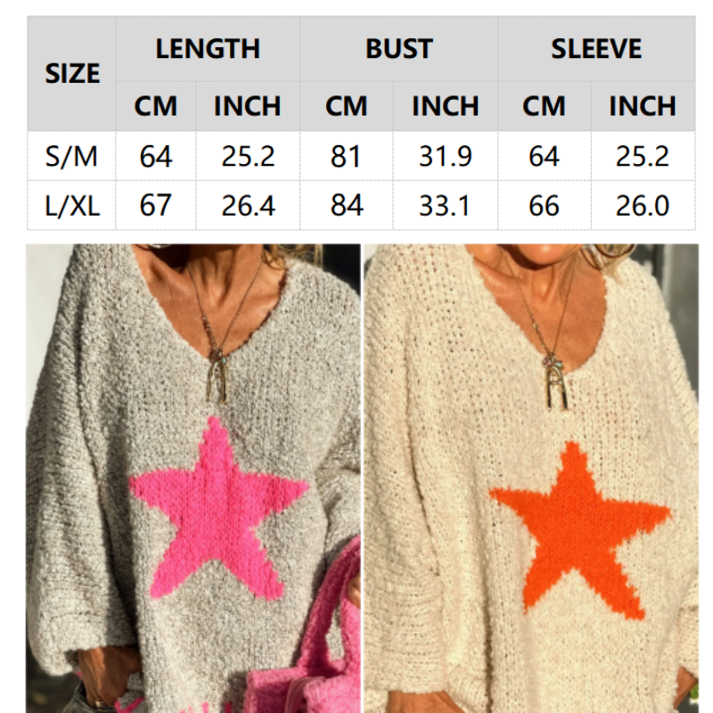 Valenzora | V-neck knit sweater