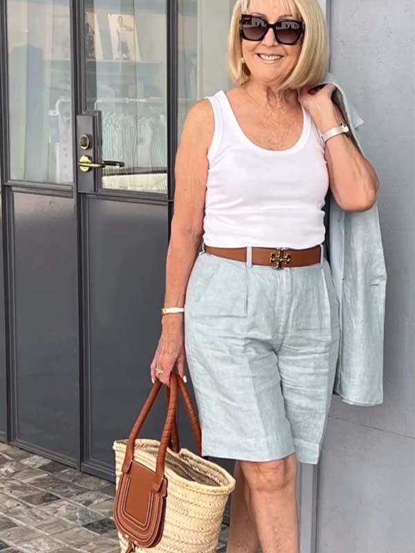 Valenzora | Luftiges Set aus Blumenjacke & Shorts