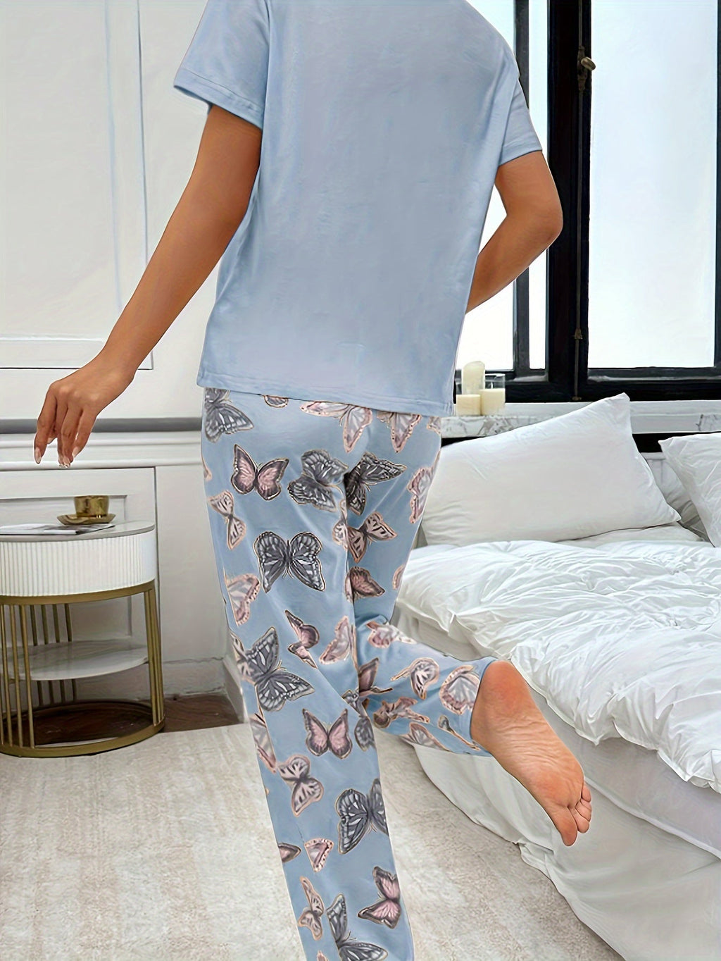 Valenzora | Legend Butterfly Print Nightwear Set