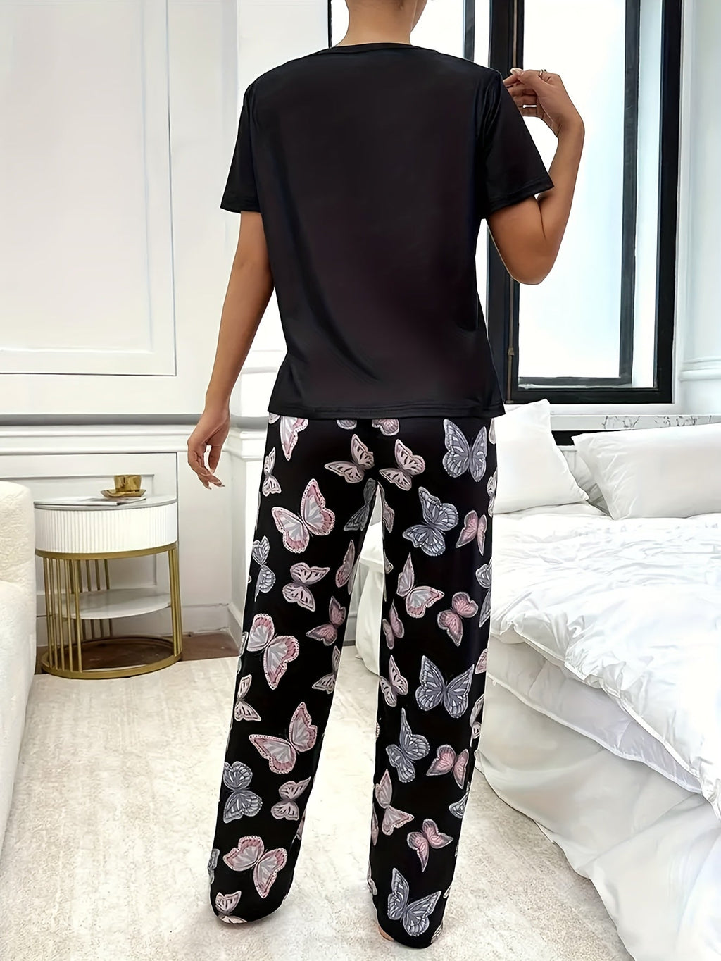 Valenzora | Legend Butterfly Print Nightwear Set