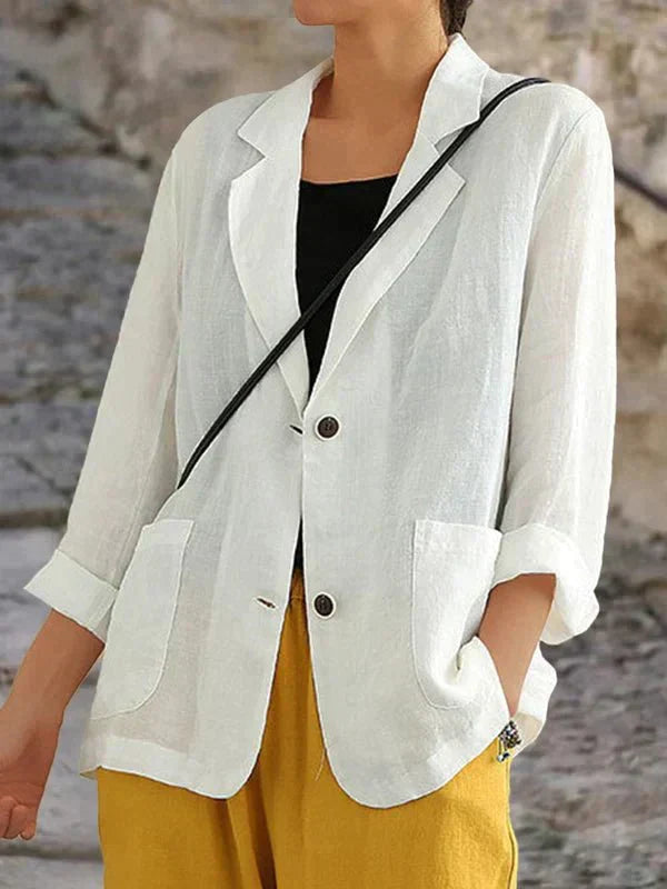 Valenzora | Eleganter Leinenblazer