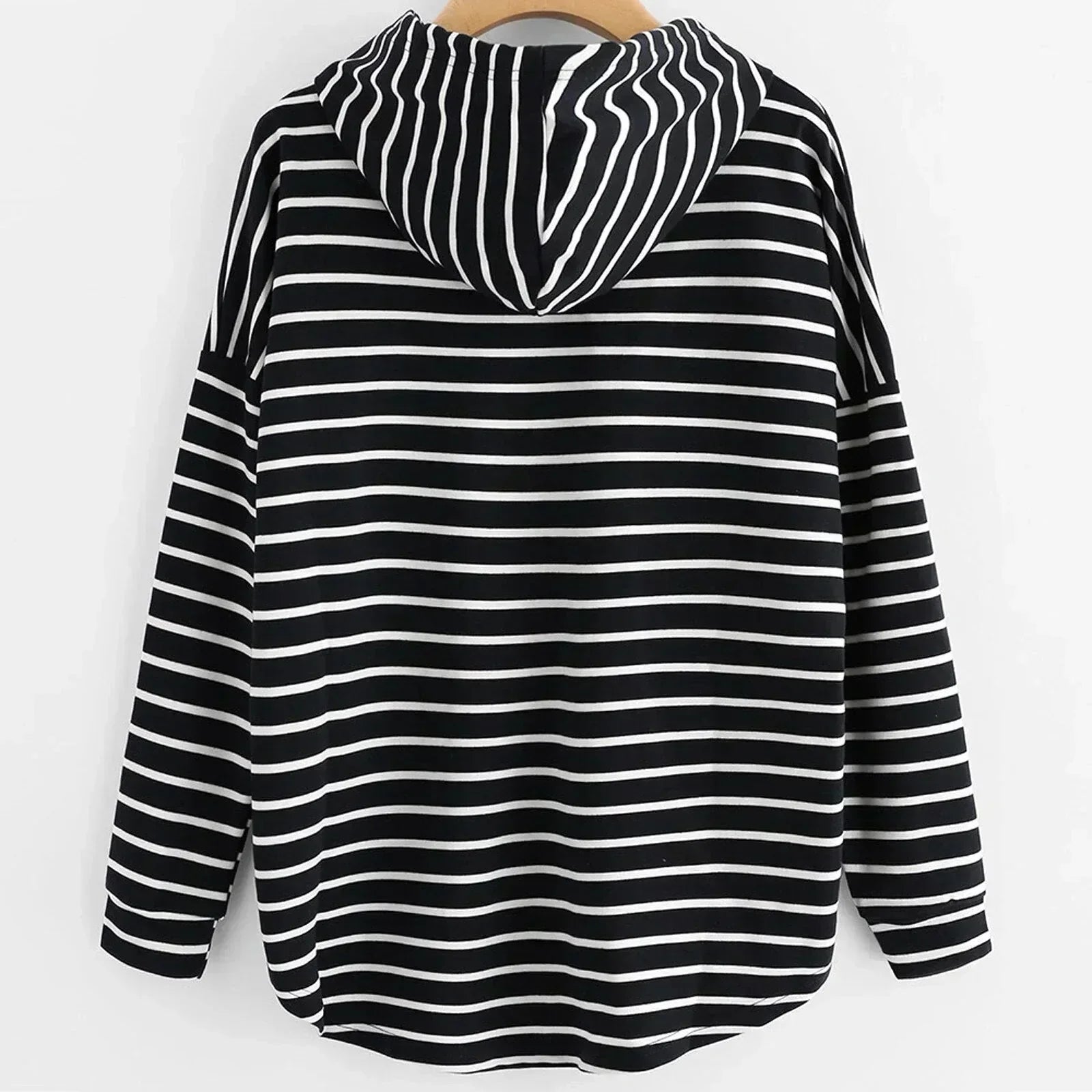 Valenzora | Striped Casual Hoodie