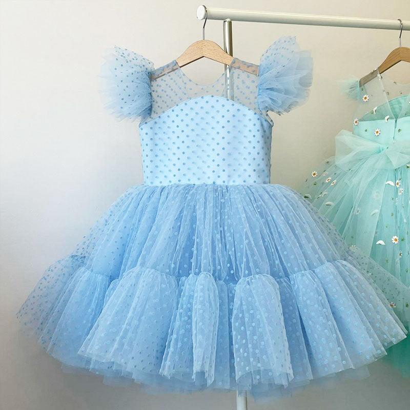 Valenzora | Sommerliches Mädchenkleid, Prinzessinnenkleid für Geburtstagsfeiern