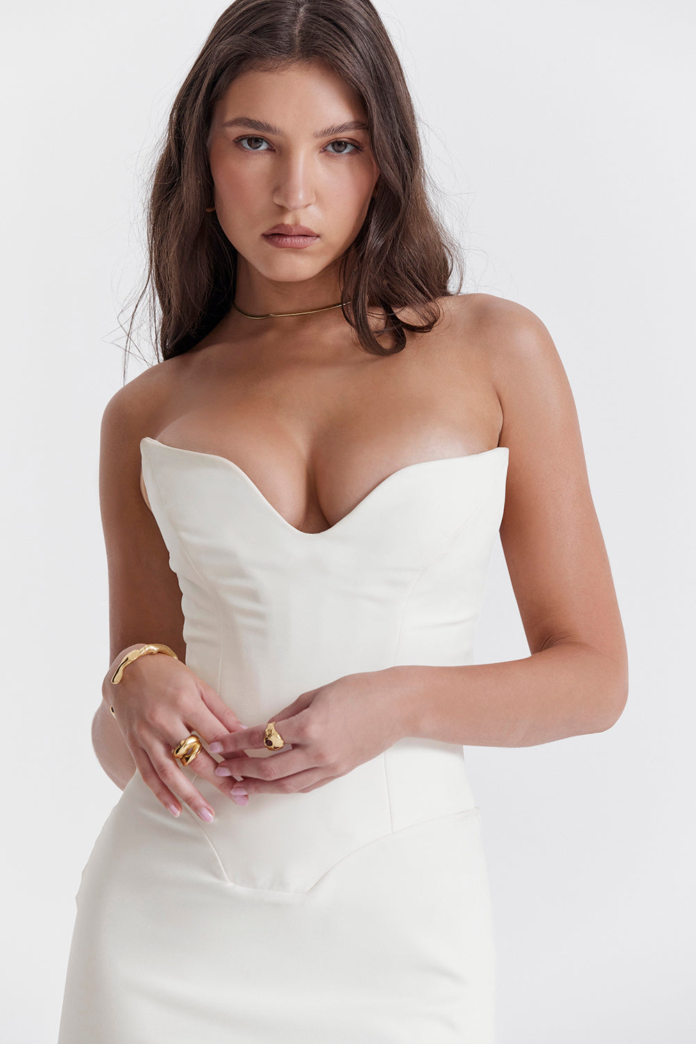 Valenzora | Strapless Corset Dress