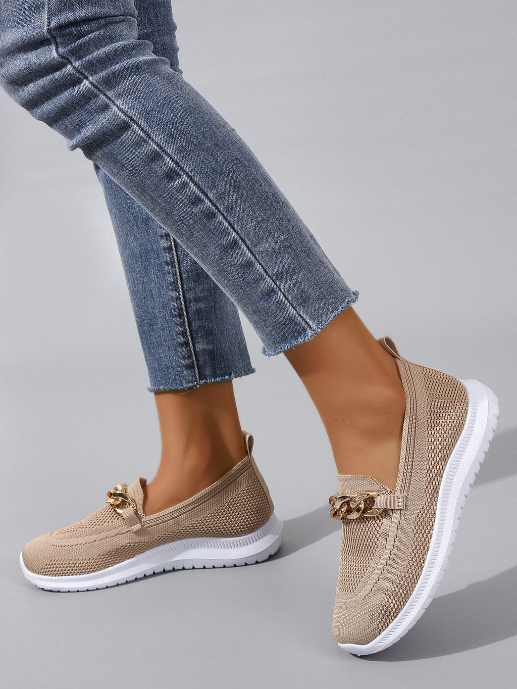 Valenzora – Legere Slip-On-Sneaker für Damen | Sneaker aus atmungsaktivem, flexiblem Strickmaterial