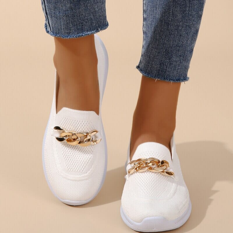 Valenzora – Legere Slip-On-Sneaker für Damen | Sneaker aus atmungsaktivem, flexiblem Strickmaterial